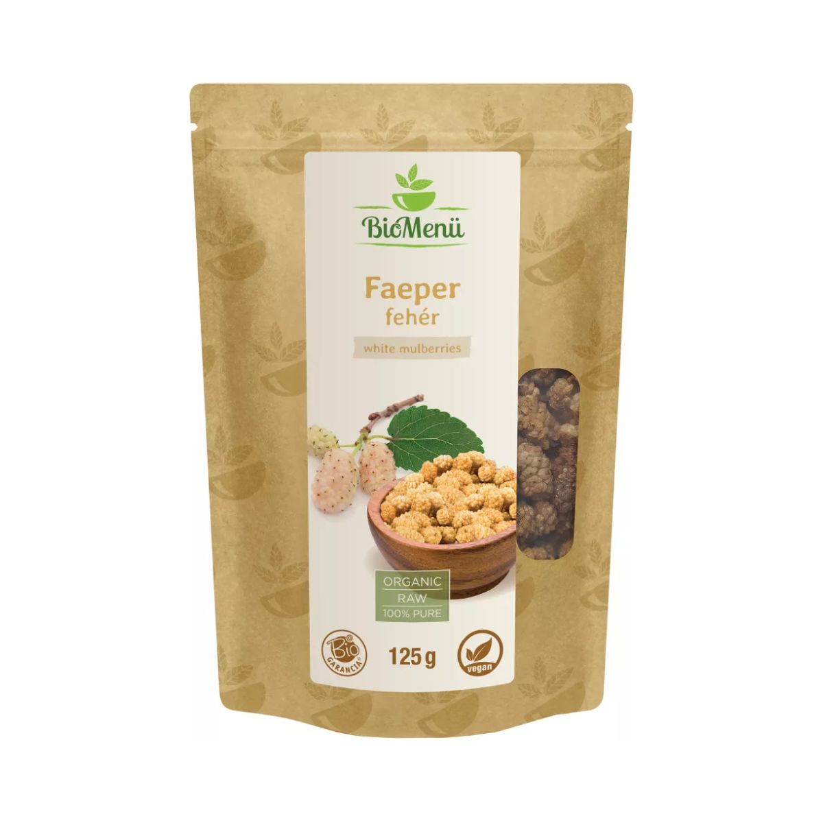 BioMenü bio fehér faeper 125 g