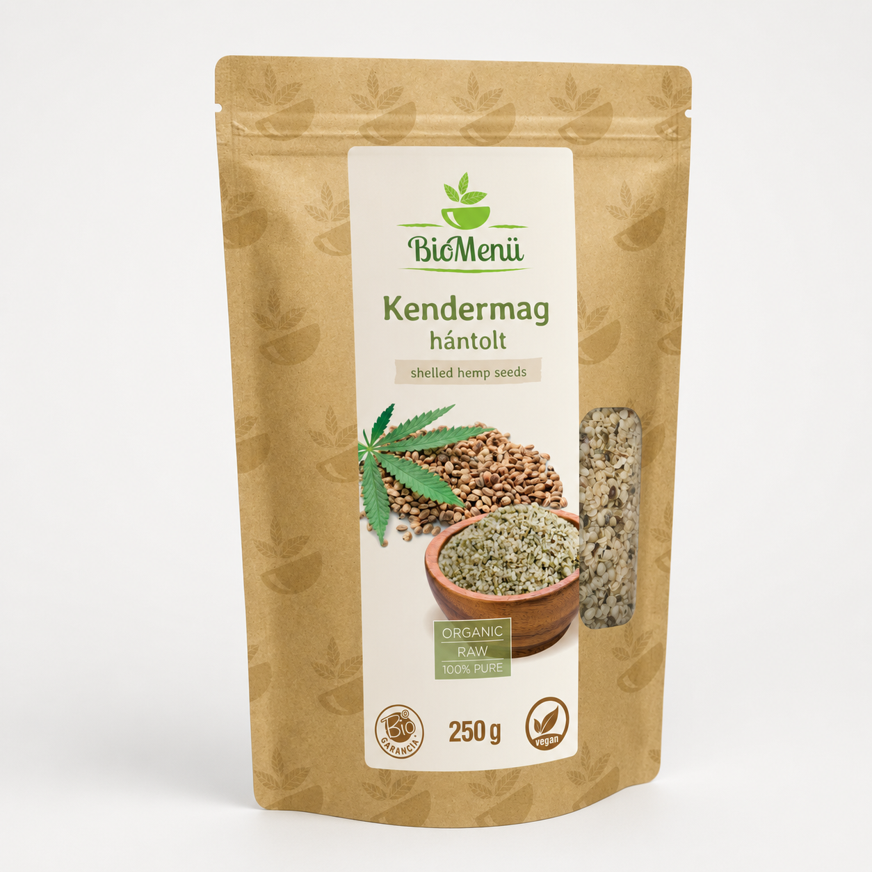 BioMenü bio kendermag hántolt 250 g