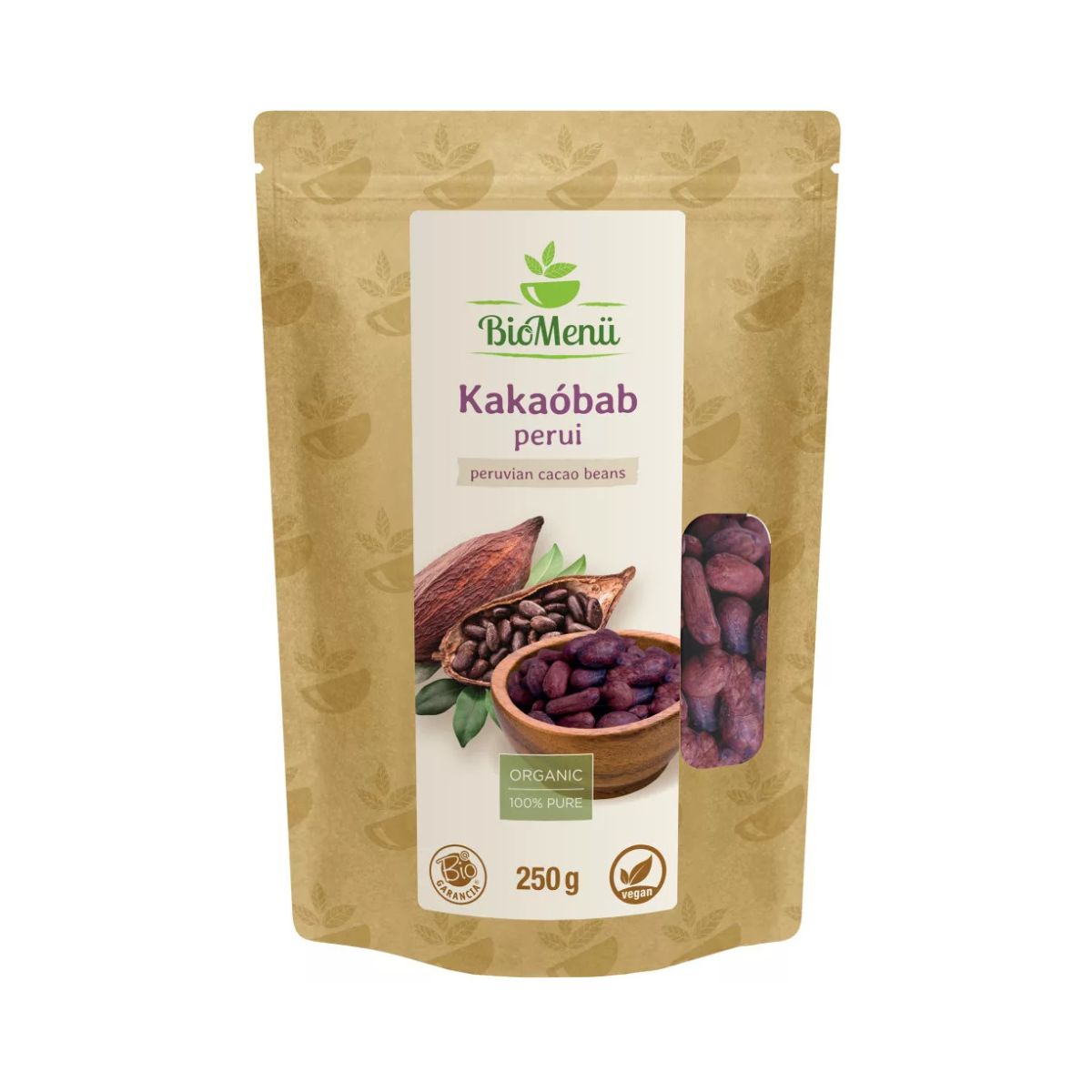 BioMenü bio perui kakaóbab 250 g