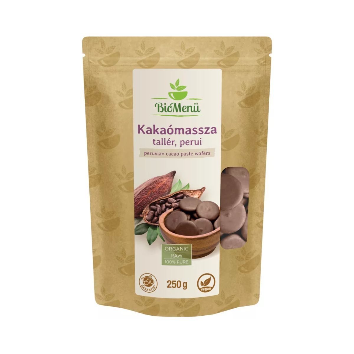 BioMenü bio perui kakaómassza tallér 250 g