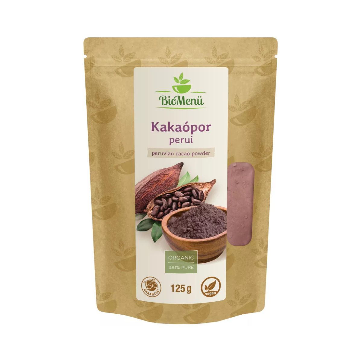 BioMenü bio perui kakaópor 125 g
