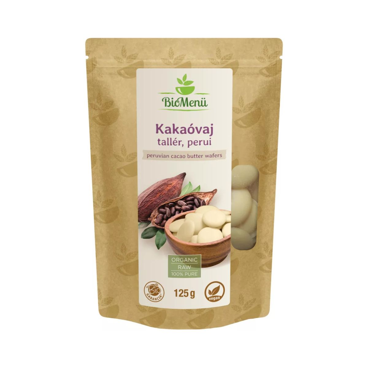 BioMenü bio perui kakaóvaj tallér 125 g