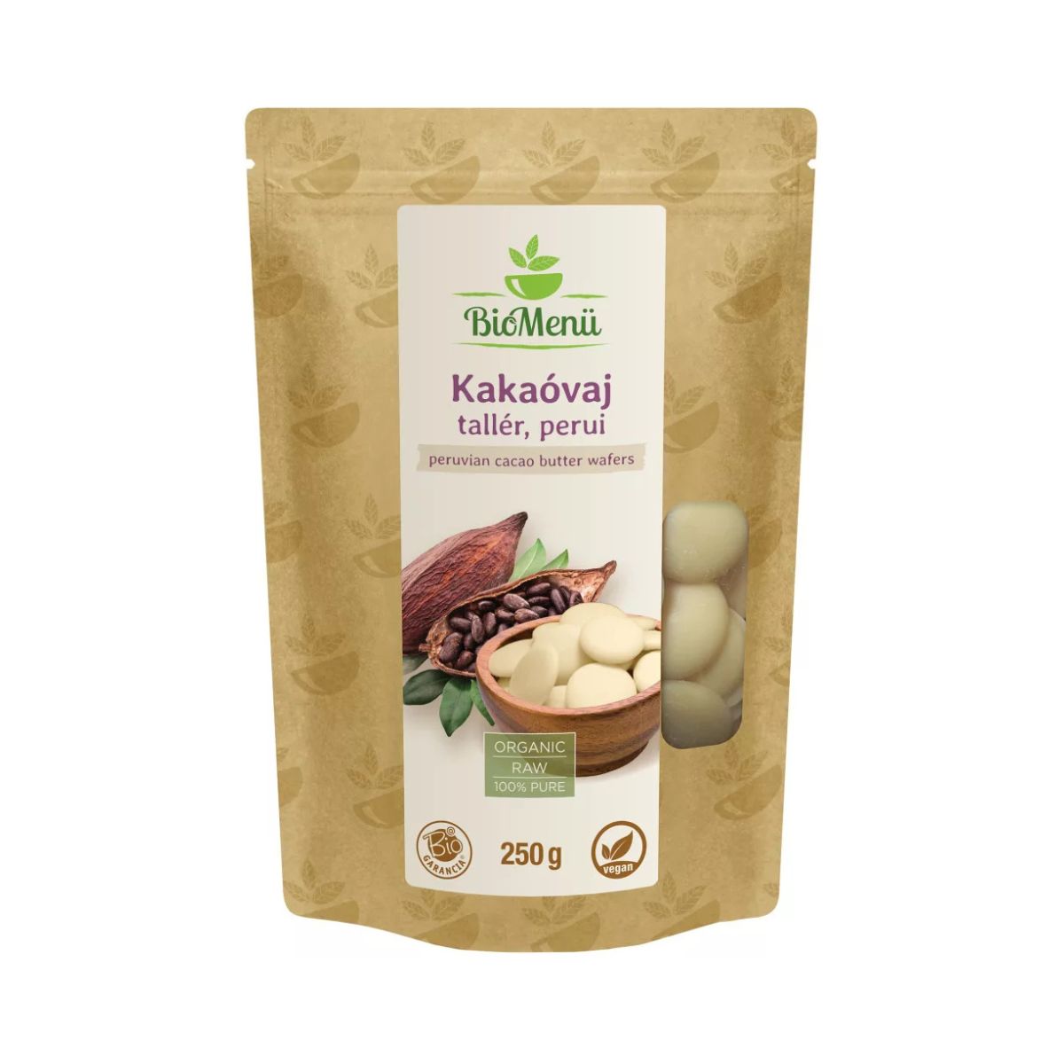 BioMenü bio perui kakaóvaj tallér 250 g