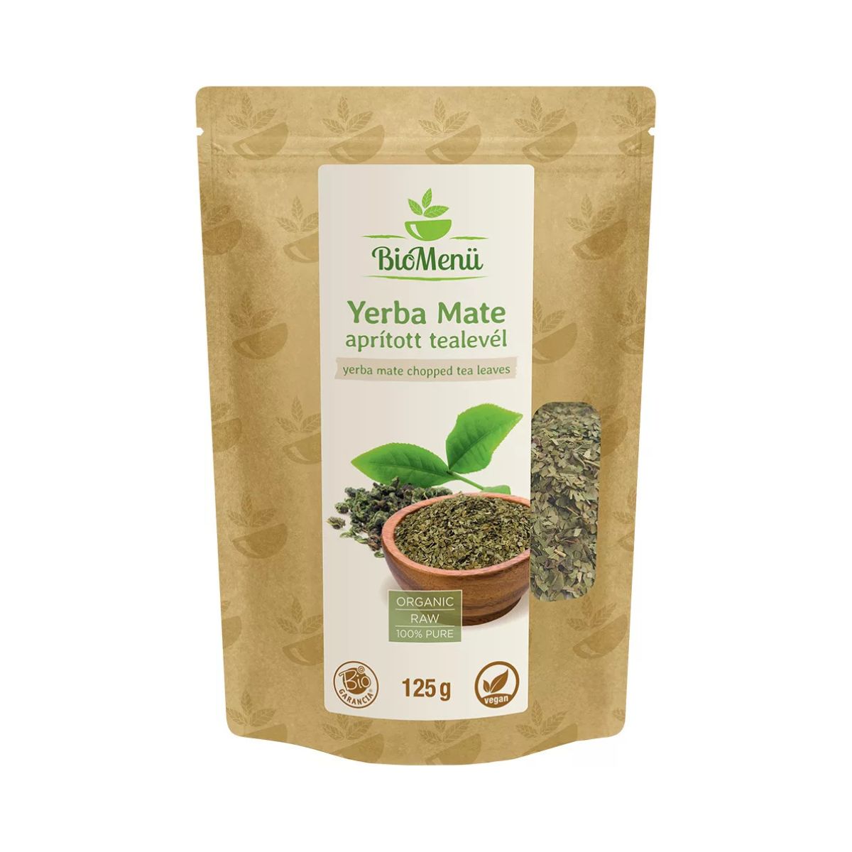 BioMenü bio yerba mate aprított tealevél 125 g