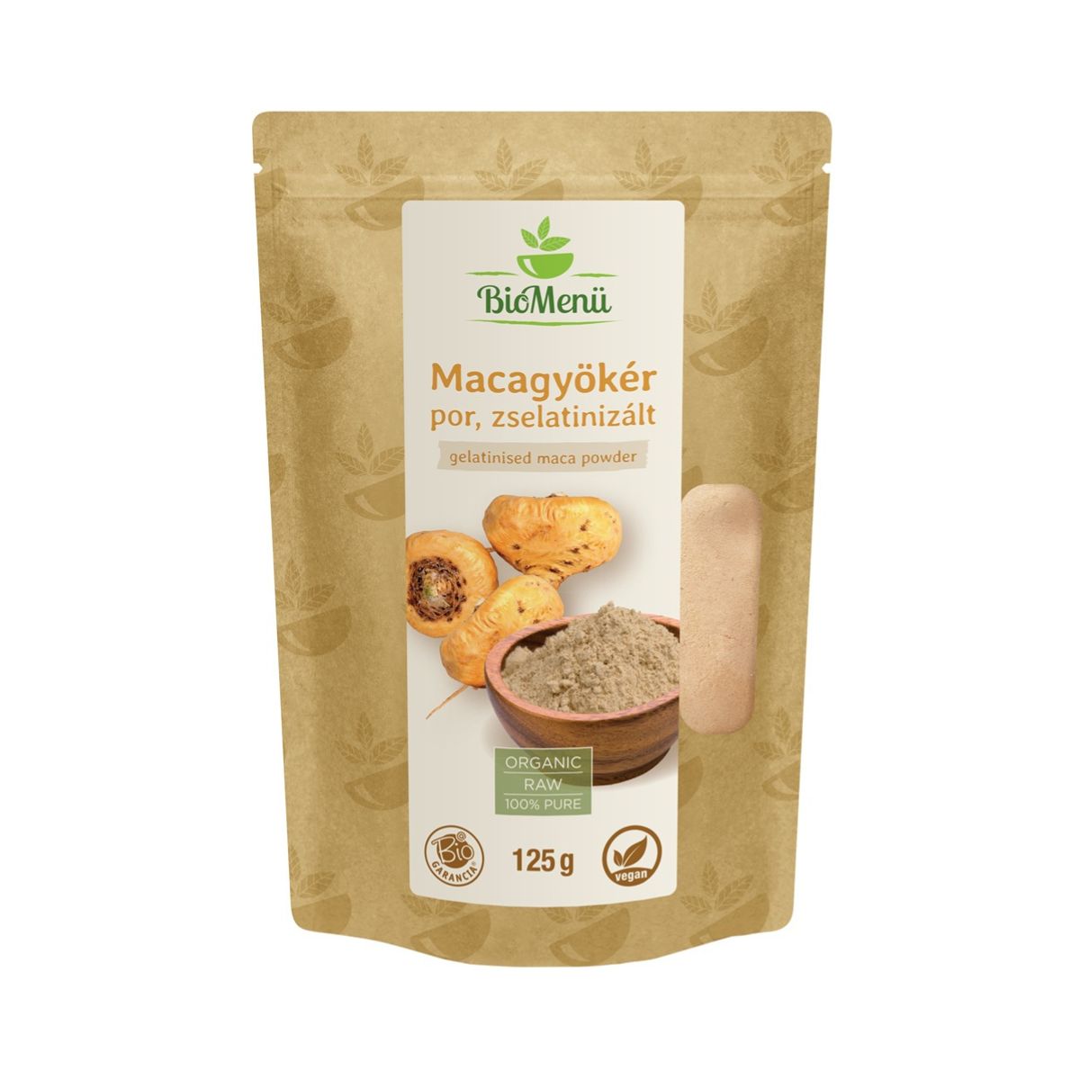 BioMenü bio zselatinizált maca-gyökér por 125 g