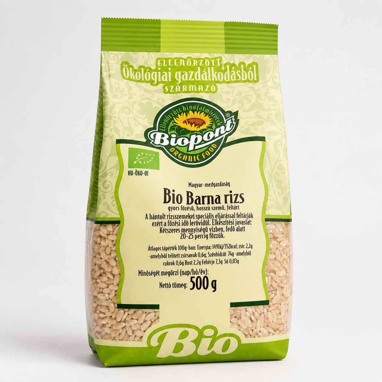 Biopont bio barnarizs gyorsfőzésű 500 g
