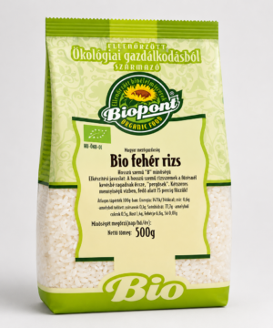 Biopont bio fehér rizs hosszúszemű 500 g