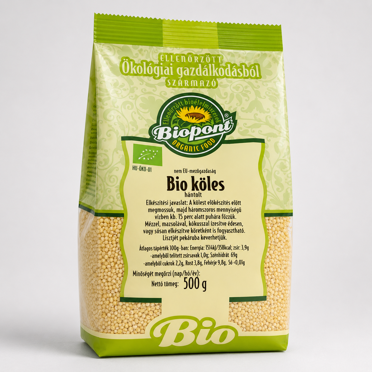 Biopont bio köles hántolt 500 g