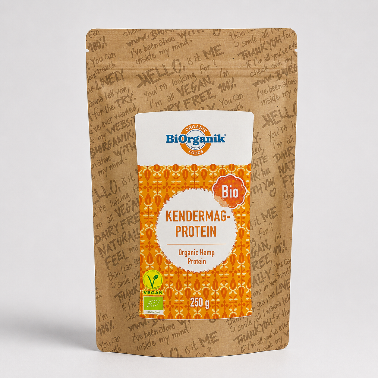 Biorganik bio kendermagprotein 58% fehérjetartalommal 250 g