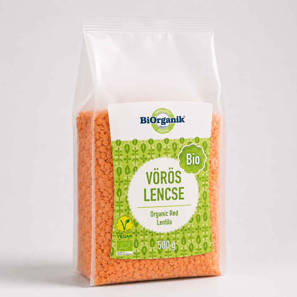 Biorganik bio vöröslencse 500 g