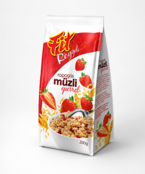Fit reggeli ropogós müzli eper 200 g