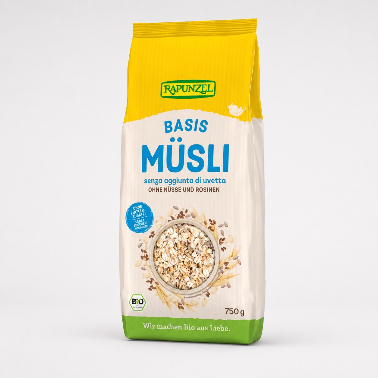 Rapunzel bio müzli cukormentes 750 g