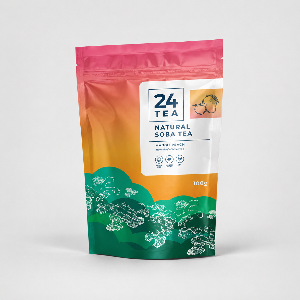 24tea mangós - barackos hajdina tea 100 g