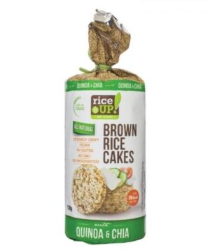 Rice Up barna rizses puffasztott szelet chia mag quinoa 120 g