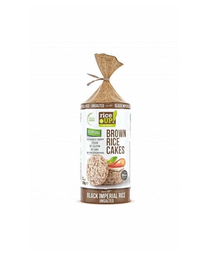 Rice Up fekete rizses puffasztott szelet natúr 120 g