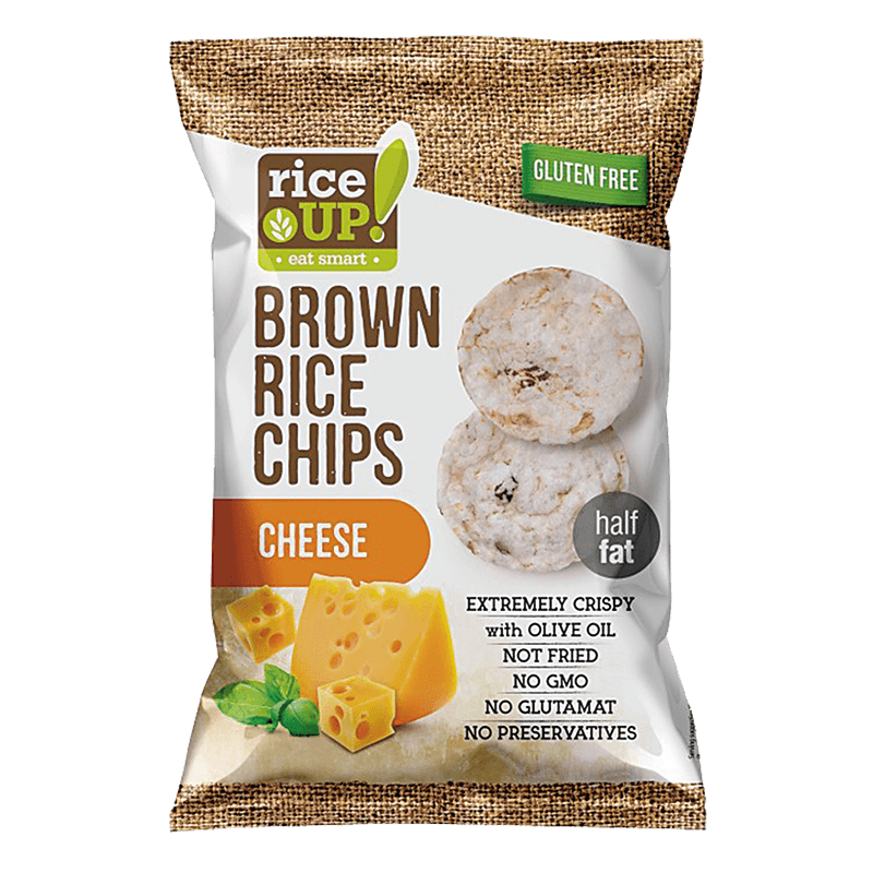 Rice Up barna rizs chips sajtos 60 g