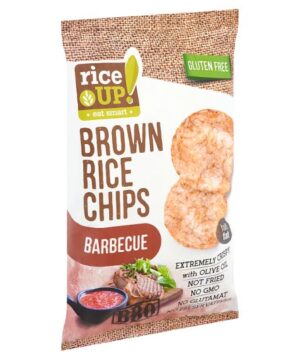 Rice Up barna rizs chips barbecue ízu 60 g
