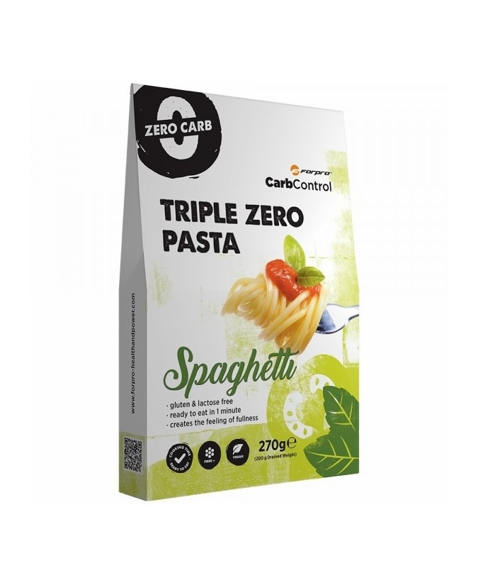 Forpro zero kalóriás tészta - spaghetti cukor/zsír/laktóz/glutén/szójamentes 270 g