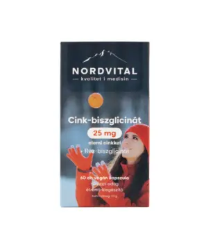 Nordvital cink-biszglicinát+réz kapszula 60 db
