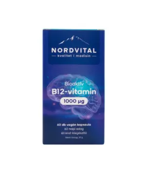 Nordvital b12-vitamin 1000mcg vegán kapszula 60 db