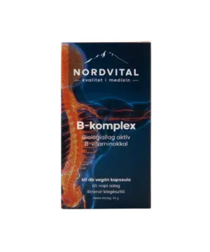 Nordvital b-komplex vegán kapszula 60 db