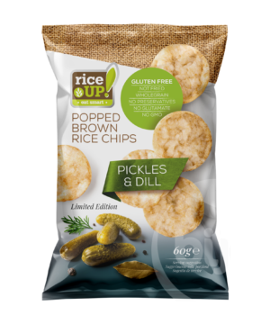 Rice Up chips uborkás ízu 60 g