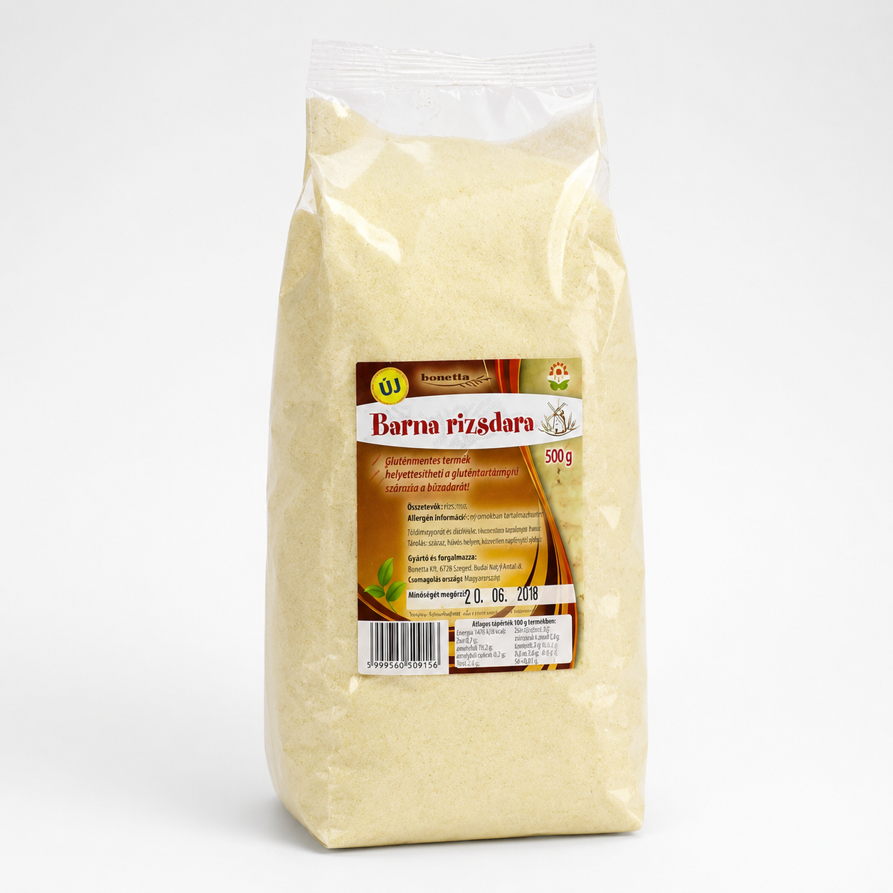 Bonetta barna rizsdara 500 g