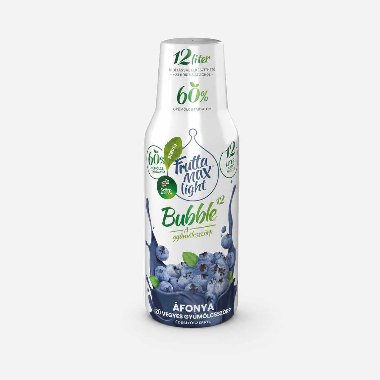 FruttaMax Bubble12 Light áfonya 500 ml