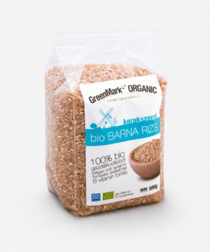 Greenmark bio barna rizs kerekszemu 500 g
