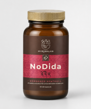 Myrobalan nodida candida, gombák és élősködők elleni gyógynövény-komplex vegán kapszula 60 db